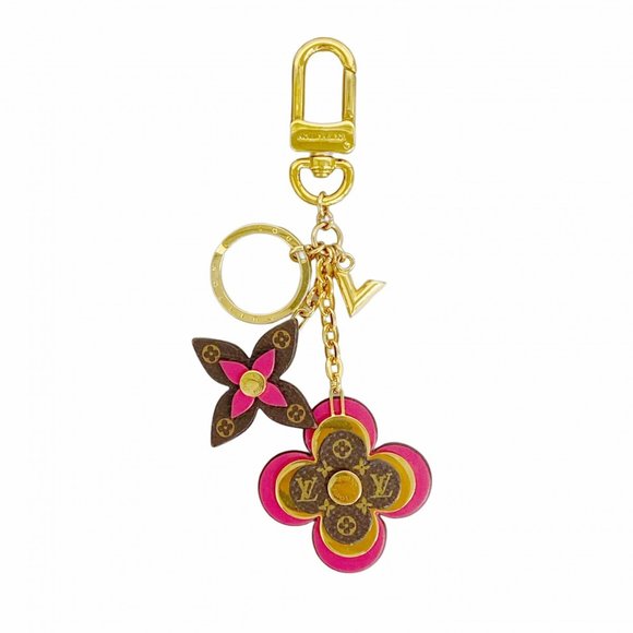 LOUIS VUITTON Brown Monogram Keyring - Picture 1 of 6